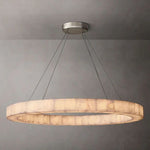 Rivage Lueur Alabaster Round Chandelier 60"