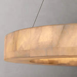 Rivage Lueur Alabaster Round Chandelier 60"