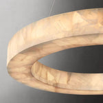 Rivage Lueur Alabaster Round Chandelier 31"