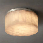 Rivage Lueur Alabaster Round Flush Mount