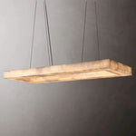 Rivage Lueur Alabaster Rectangular Chandelier 72"