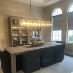 Harlow Chiseled Crystal Rectangle Chandelier 62"