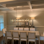 Harlow Chiseled Crystal Rectangle Chandelier 54"