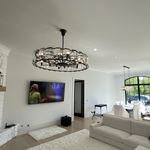 Harlow Chiseled Crystal Round Chandelier 60"
