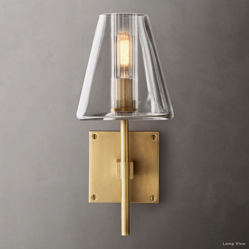 Fulham Glass Shade Wall Sconce