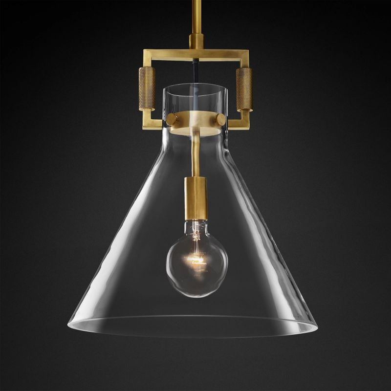 Machinist Funnel Pendant Light