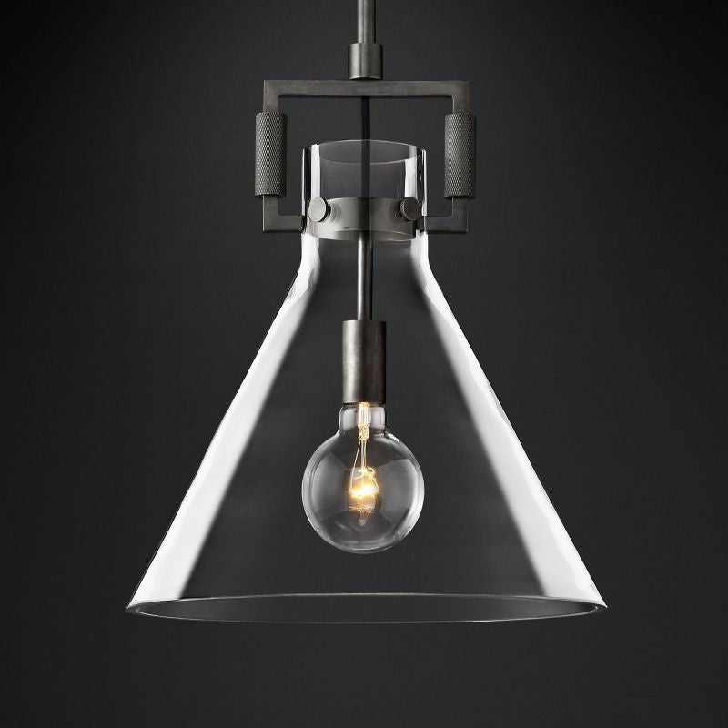 Machinist Funnel Pendant Light