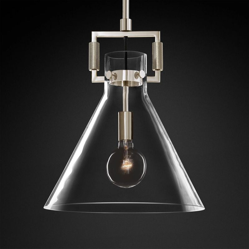 Machinist Funnel Pendant Light