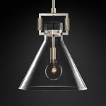 Machinist Glass Funnel Pendant Light