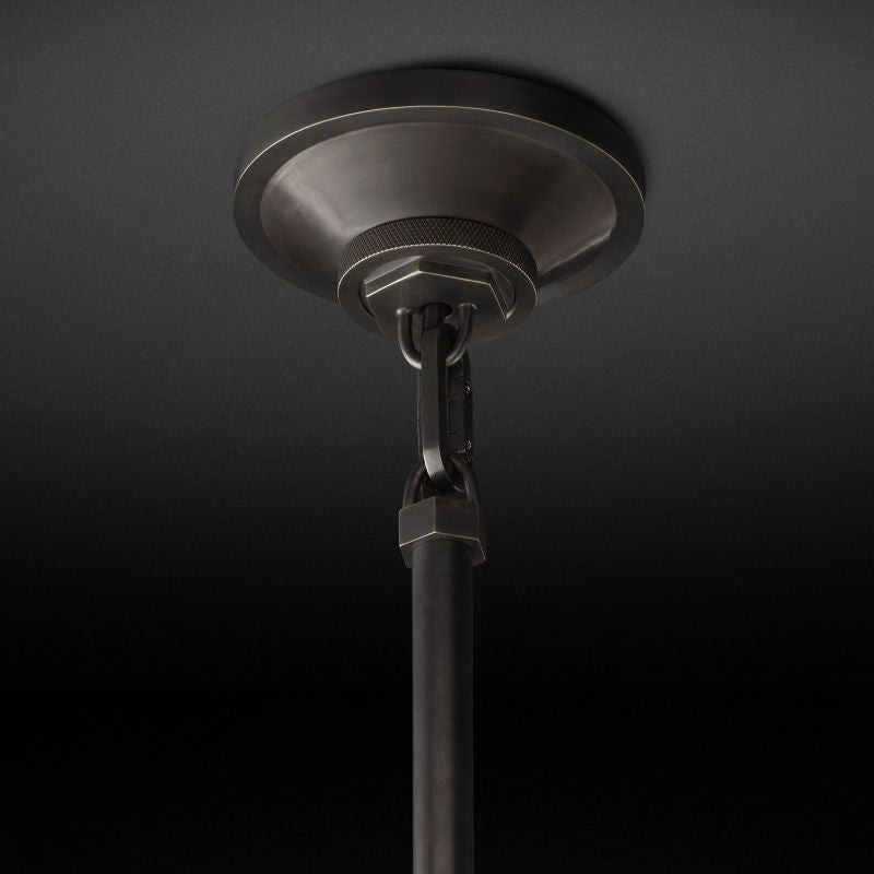 Machinist Metal Cloche Pendant Light