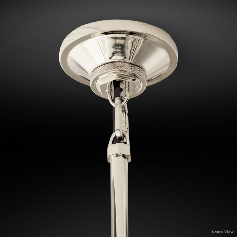 Machinist Metal Cloche Pendant Light