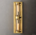 Savile Recessed Crystal Round Wall Sconce