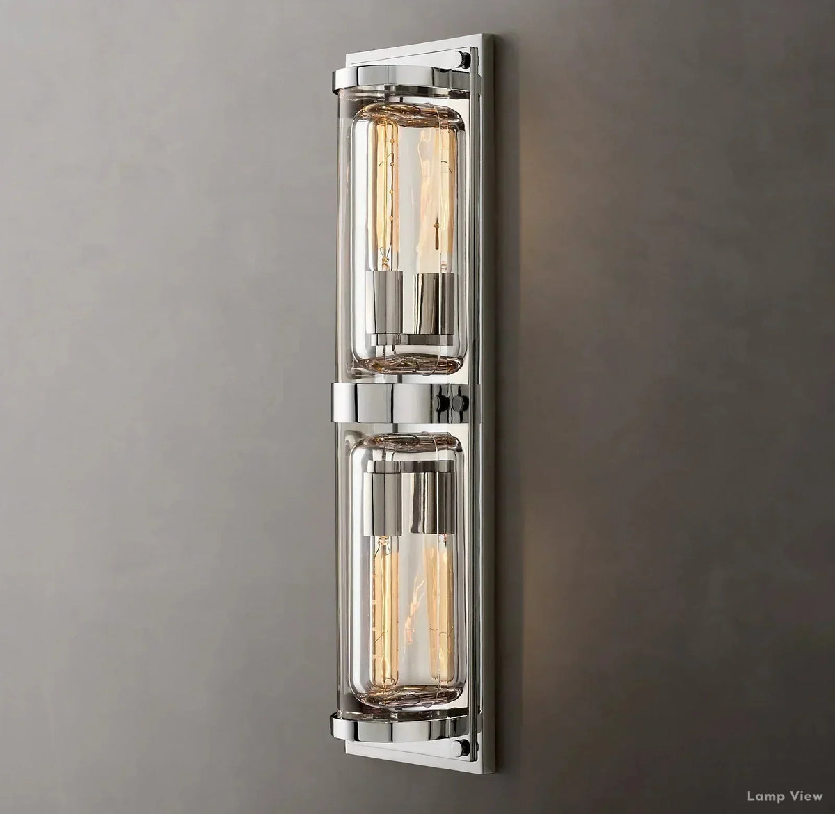 Savile Recessed Crystal Round Wall Sconce