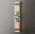 Savile Recessed Crystal Round Wall Sconce