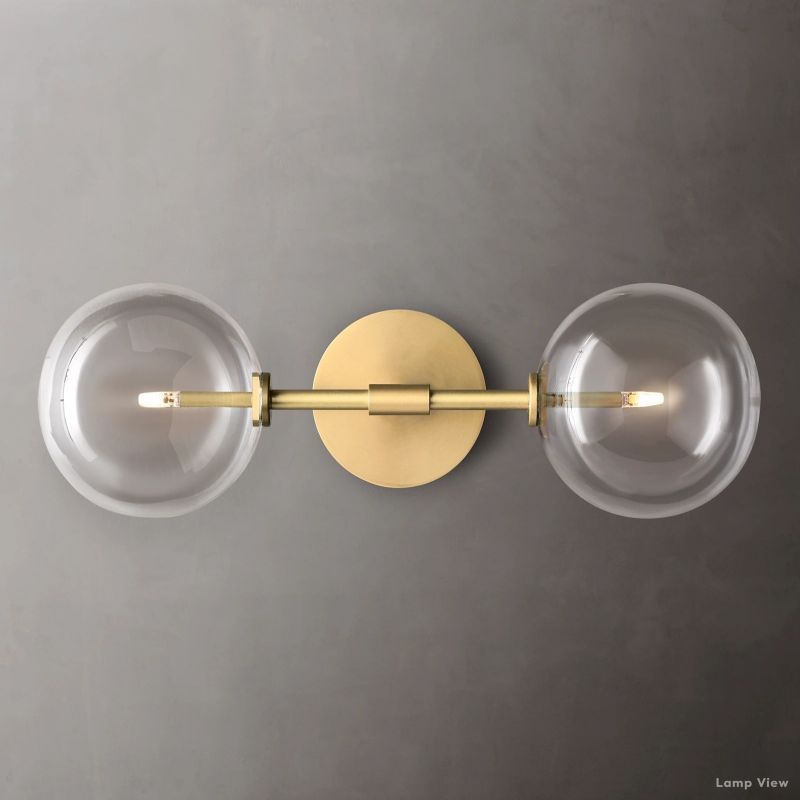Callene Offset Globe Linear Wall Sconce
