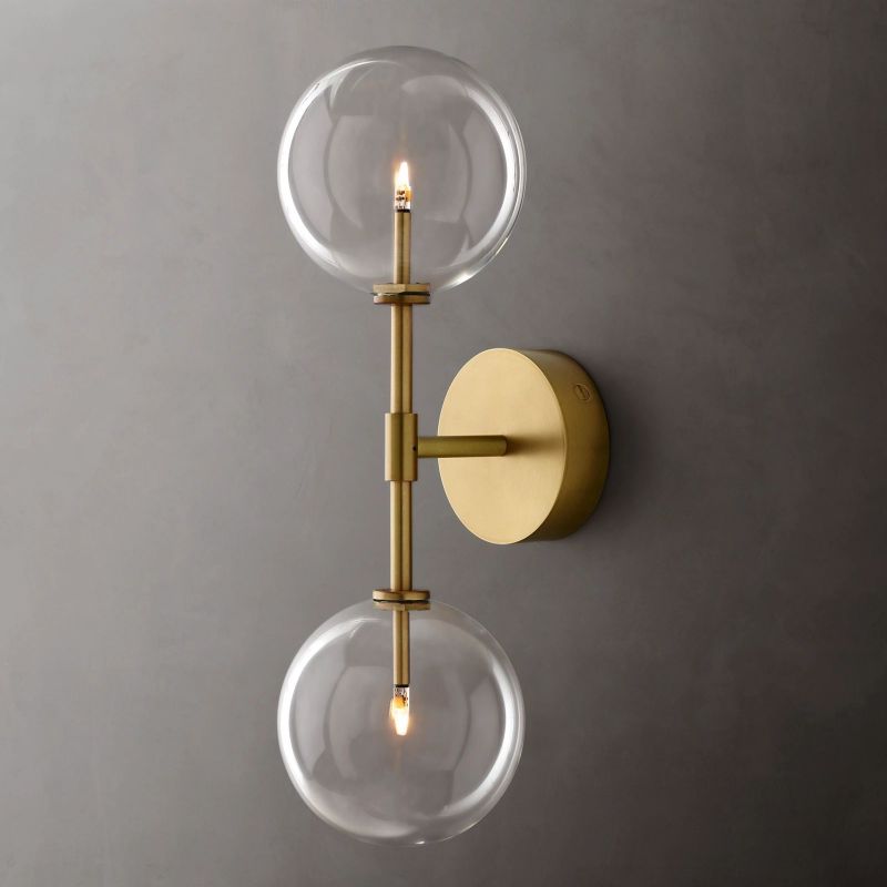 Callene Offset Globe Linear Wall Sconce