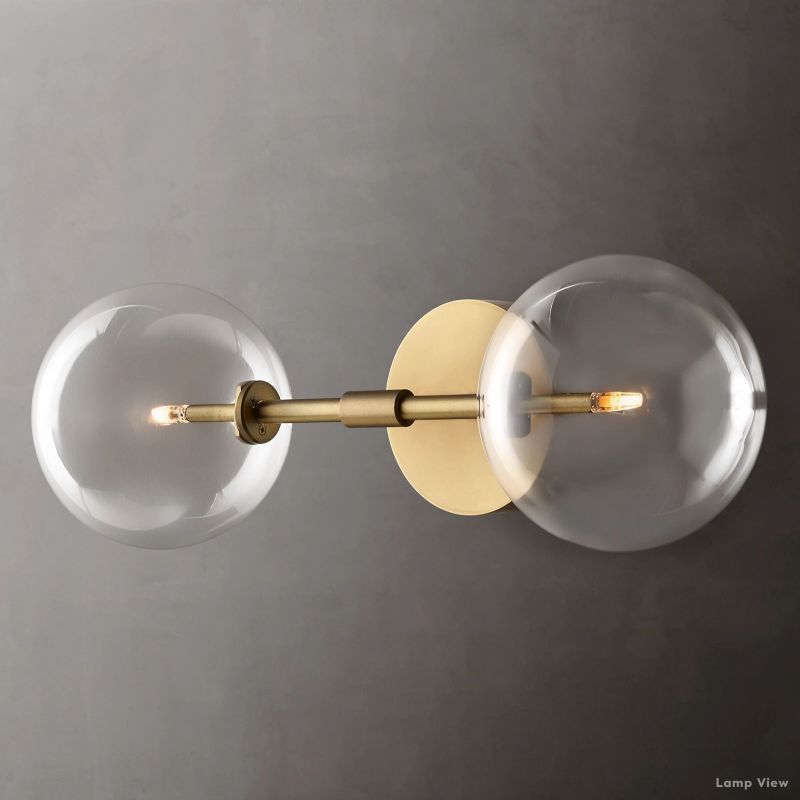 Callene Offset Globe Linear Wall Sconce