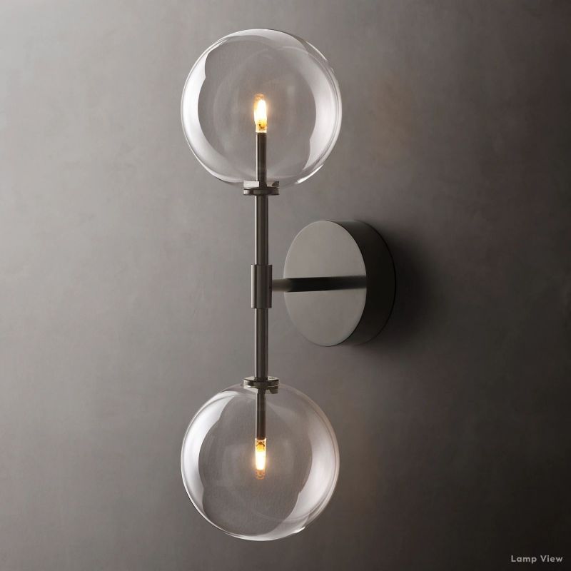 Callene Offset Globe Linear Wall Sconce