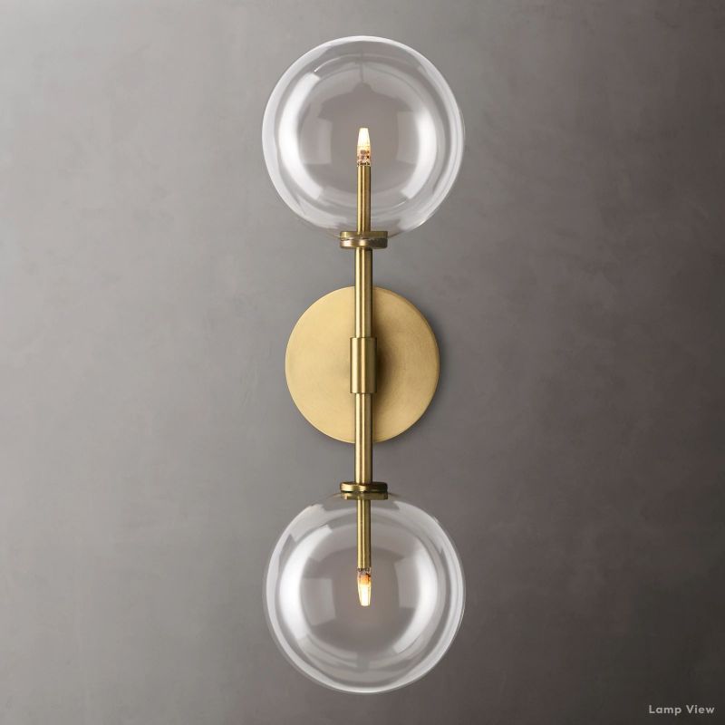 Callene Offset Globe Linear Wall Sconce