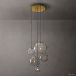 Callene Offset Globe Cluster Chandelier 28"