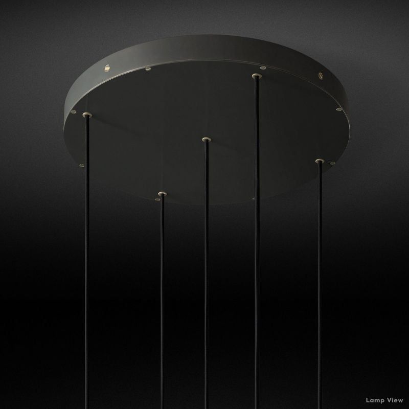 Callene Offset Globe Cluster Chandelier 28"