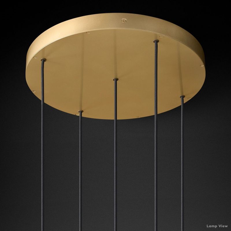 Callene Offset Globe Cluster Chandelier 28"