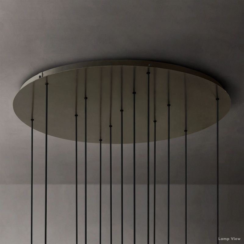 Callene Offset Globe Cluster Chandelier 44"