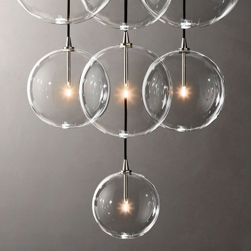 Callene Offset Globe Cluster Chandelier 28"