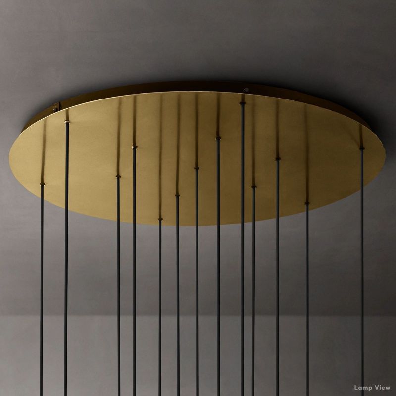 Callene Offset Globe Cluster Chandelier 44"