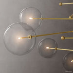Callene Offset Globe Eight-Arm Chandelier 79"