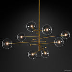 Callene Offset Globe Eight-Arm Chandelier 79"