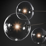 Callene Offset Globe Eight-Arm Chandelier 79"