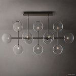 Callene Offset Globe Linear Chandelier 58"
