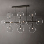Callene Offset Globe Linear Chandelier 58"