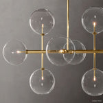 Callene Offset Globe Linear Chandelier 58"