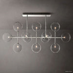 Callene Offset Globe Linear Chandelier 58"