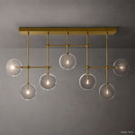 Callene Offset Globe Linear Chandelier 60"