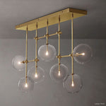 Callene Offset Globe Linear Chandelier 60"
