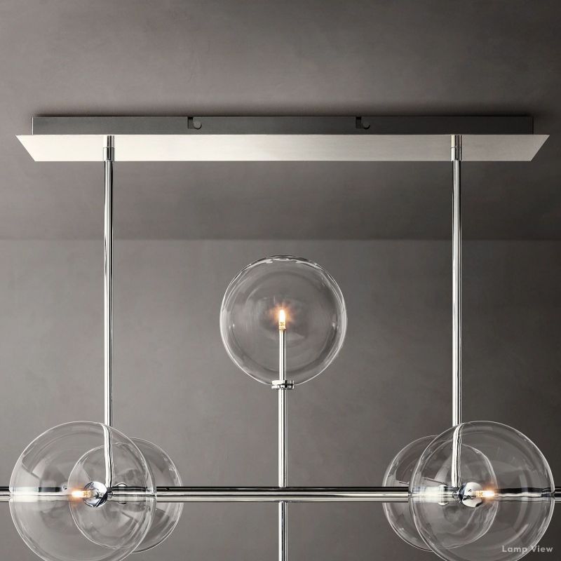 Callene Offset Globe Linear Chandelier 72"