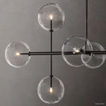 Callene Offset Globe Linear Chandelier 72"