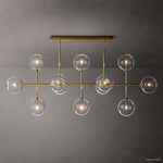 Callene Offset Globe Linear Chandelier 72"