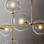 Callene Offset Globe Linear Chandelier 72"