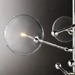 Callene Offset Globe Six-Arm Chandelier 40"