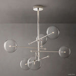 Callene Offset Globe Six-Arm Chandelier 55"