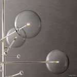 Callene Offset Globe Six-Arm Chandelier 55"