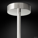 Callene Offset Globe Three-Arm Chandelier 46"