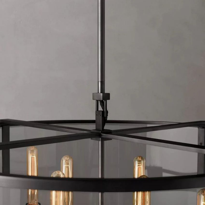 Beckman Round Chandelier 33"