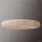 Halo Luminous Crystal Round Chandelier 59"