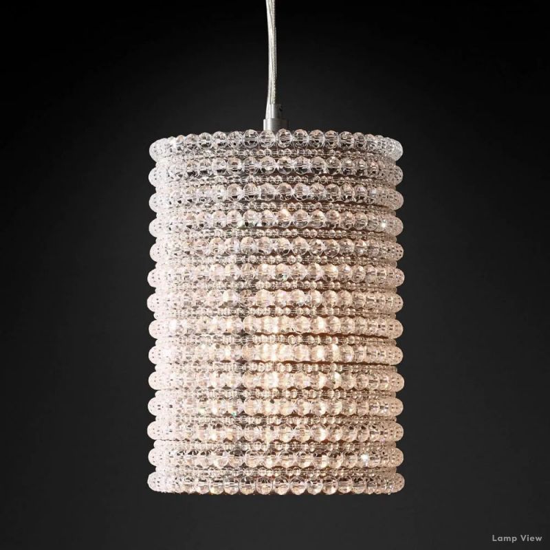 Halo Luminous Crystal Pendant Light
