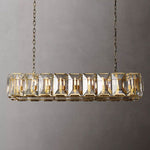 Harlow Chiseled Crystal Rectangle Chandelier 62"